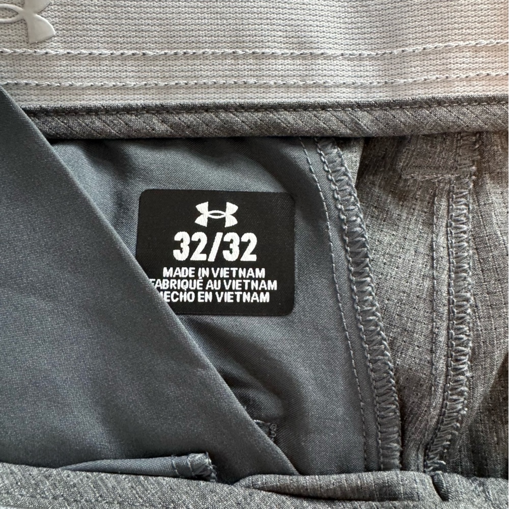 Under Armour Men’s Gray Golf Pants Size 32x32 - Picture 2 of 4